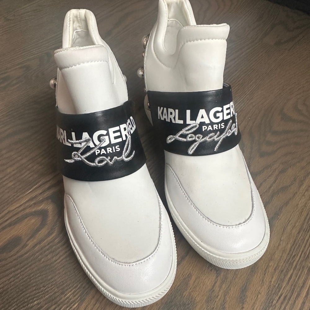 Karl Lagerfeld Paris Charsi High Heel Sneakers